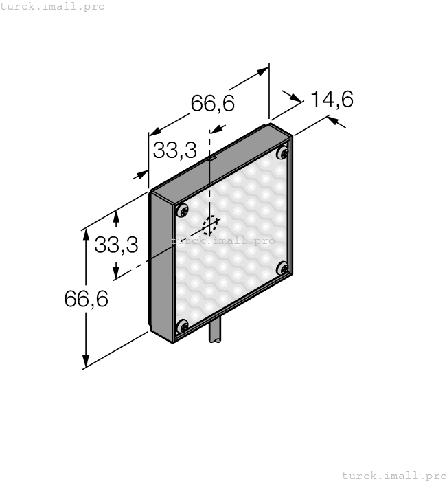 LEDRA62X62W 3073808 TURCK