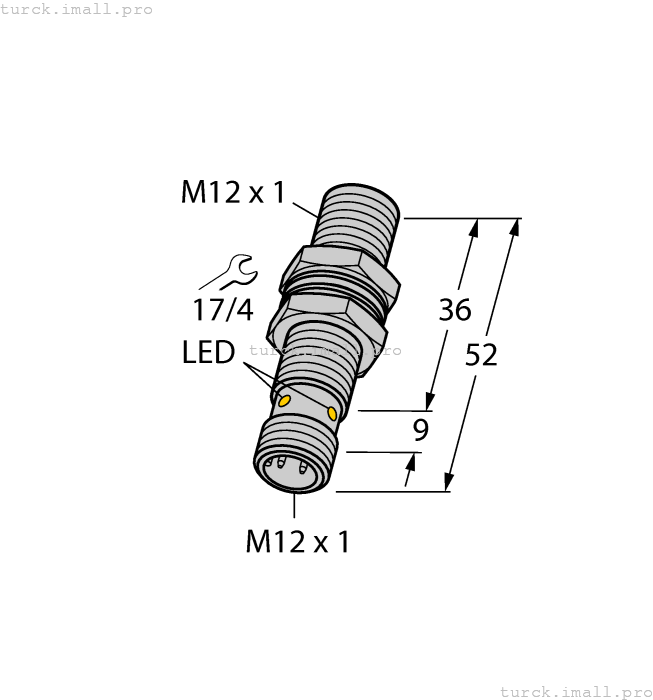 BI3U-MT12H-AN6X-H1141 1634213 TURCK