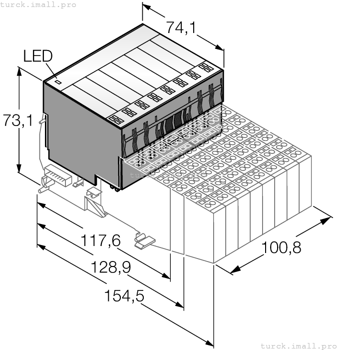 BL20-32DI-24VDC-P 6827015 TURCK