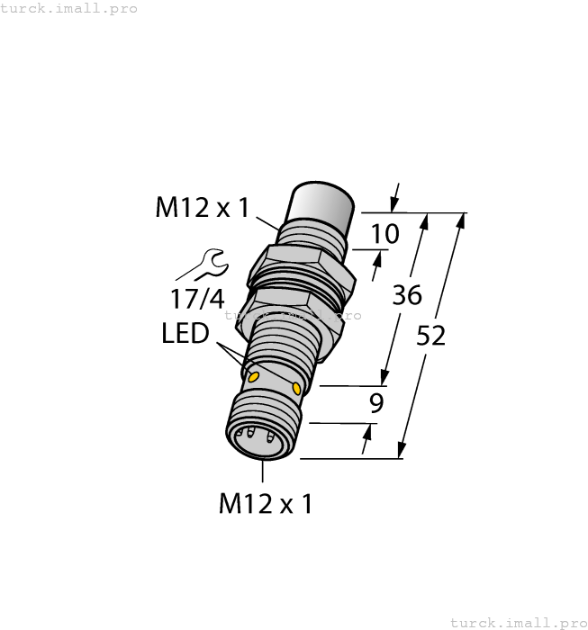 NI8U-MT12H-AN6X-H1141 1644213 TURCK