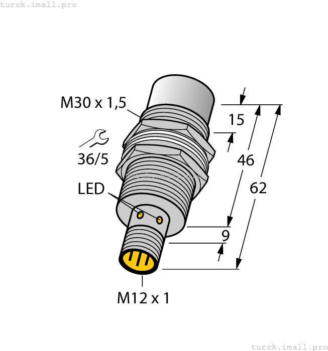 NI20U-MT30-AN6X-H1141 1646250 TURCK