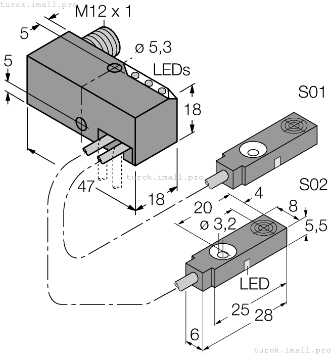 BI2-Q5.5-0.27-BS-2AP6X3-H1141/S34 1613006 TURCK