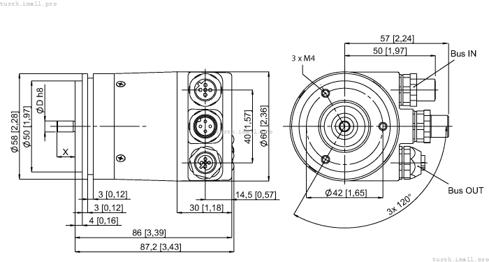 RM-29S6S-9A28B-R3M12 1544417 TURCK