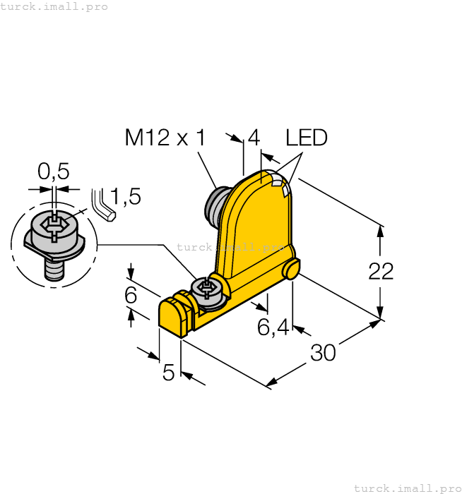 BIM-UNT-AP6X2-H1141 4685726 TURCK