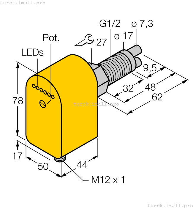 FCS-GL1/2A2P-LIX-H1141/A 6870455 TURCK