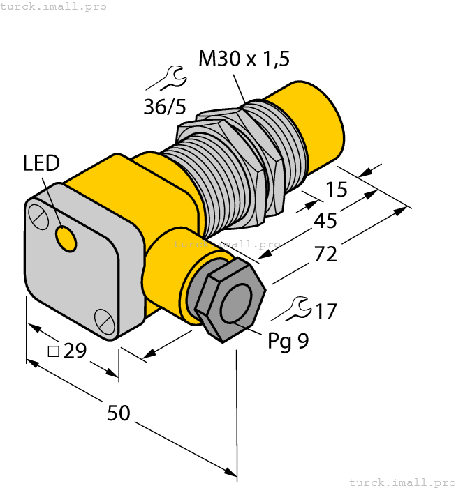 NI15-G30SK-Y1X 40221 TURCK