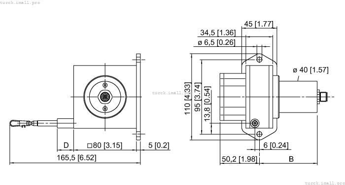 DW3000-110-PA-H1441 1544548 TURCK
