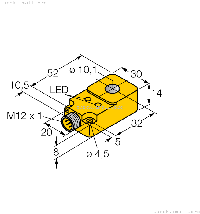 BI10R-Q14-AN6X2-H1141 1407120 TURCK