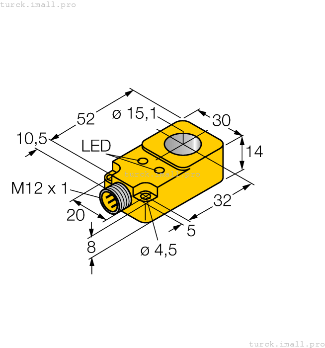 BI15R-Q14-AN6X2-H1141 1407220 TURCK