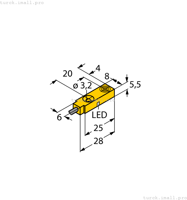 NI3.5-Q5.5-AN6X 4613610 TURCK