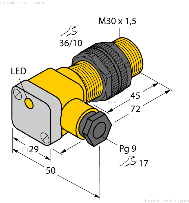 NI15-P30SK-Y1X 40411 TURCK