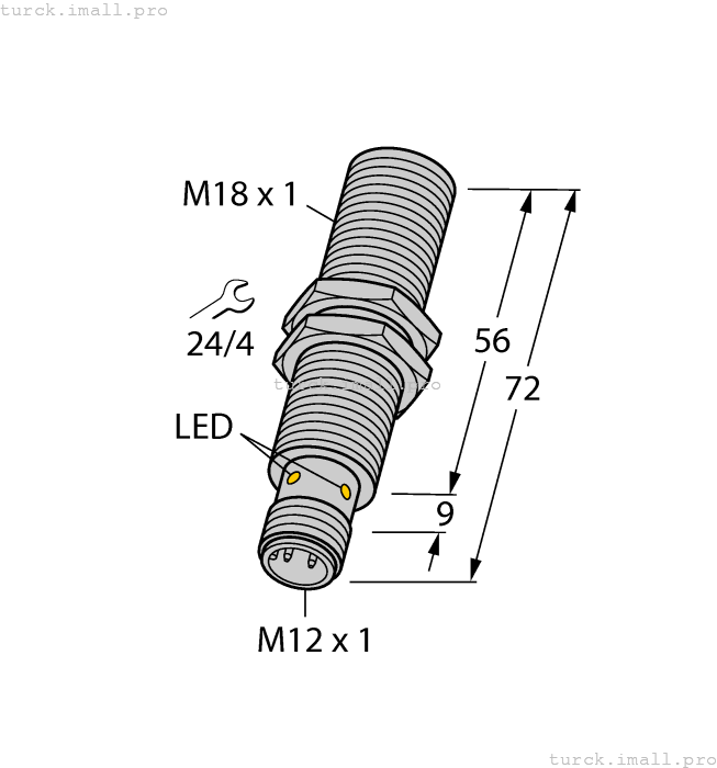 BI5NF-EM18HE-AN6X2-H1141 1615004 TURCK