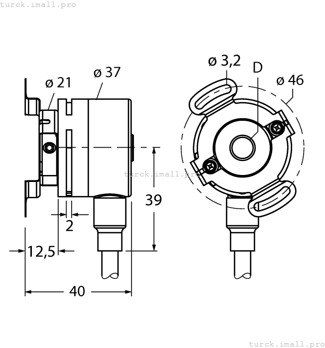 RI-09H8E-2F360-C 1544107 TURCK