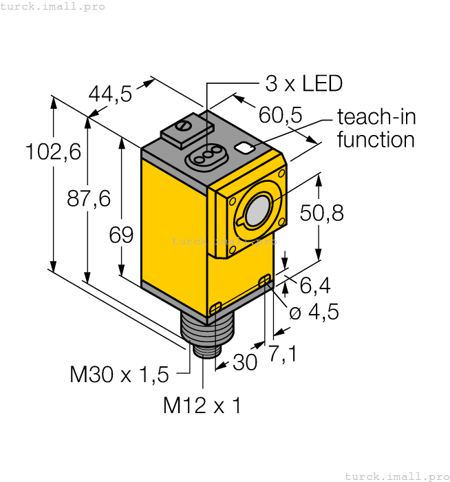 Q45UR3BA63CQ6K 3053741 TURCK