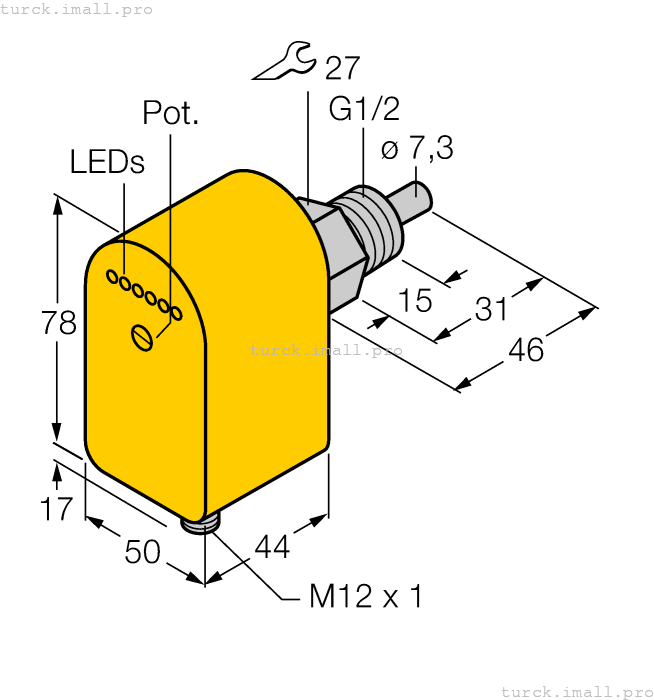 FCS-G1/2A4P-LIX-H1141 6870056 TURCK