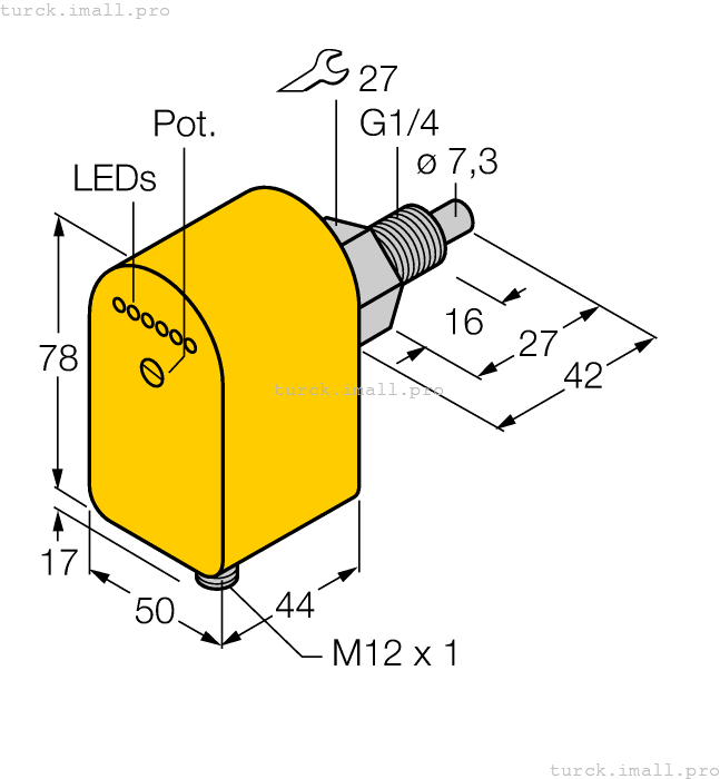 FCS-G1/4A4P-AP8X-H1141 6870082 TURCK
