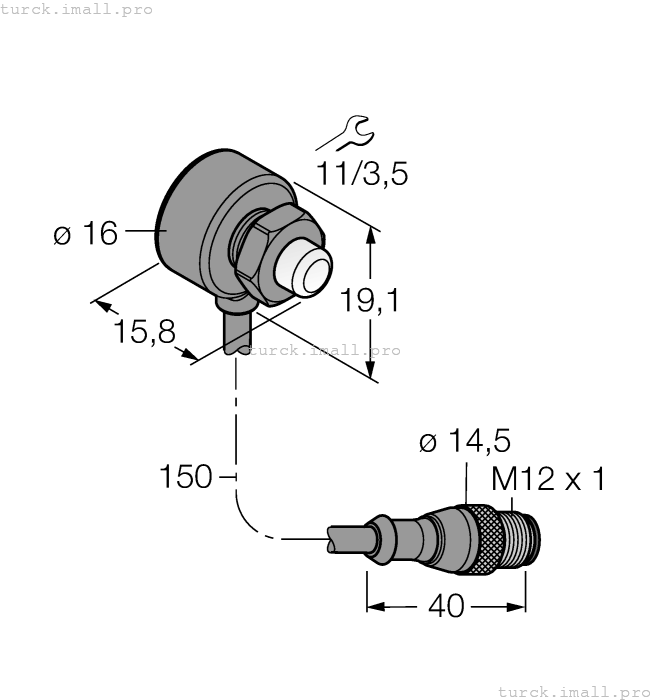 T8LGRXPQP 3076420 TURCK