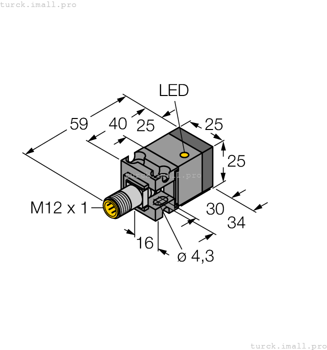 BI10U-CA25-AP6X2-H1141 1625631 TURCK