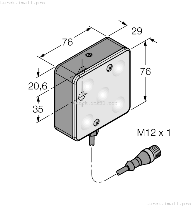 LEDUV395A70XD5-PQ 3019891 TURCK