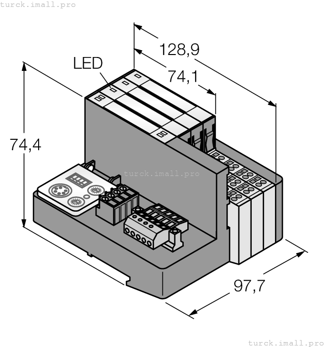 TI-BL20-DN-S-6 1545080 TURCK