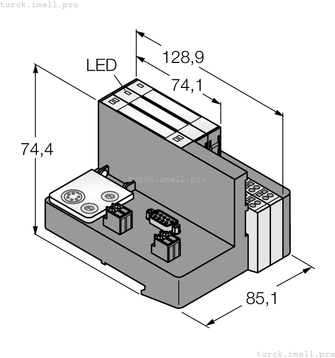 TI-BL20-DPV1-S-4 1545075 TURCK