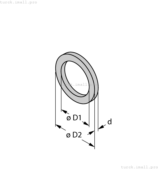 FD-G1/2AFM30/34G1/2 Dichtung a. AFM30/34 6875013 TURCK