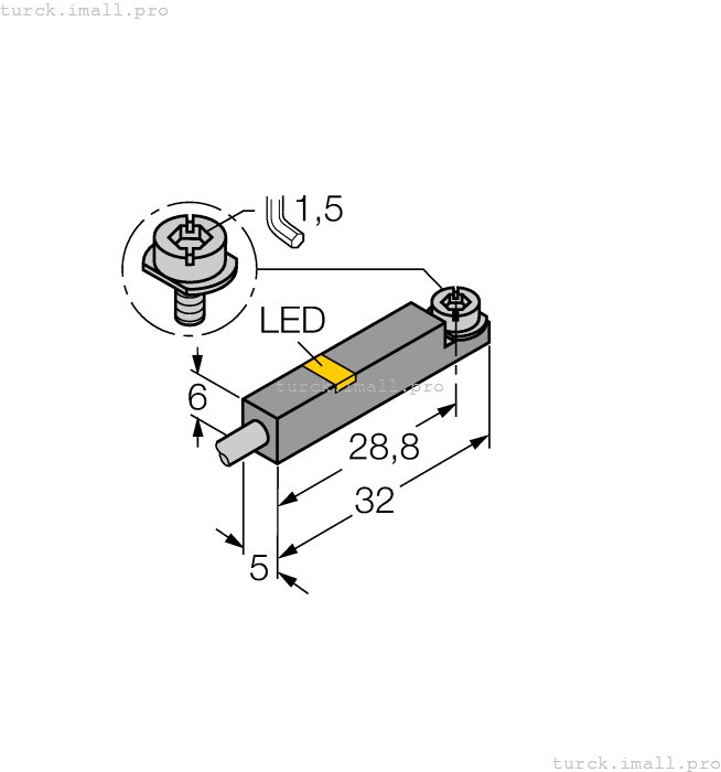 BIM-INT-Y1X 1056800 TURCK