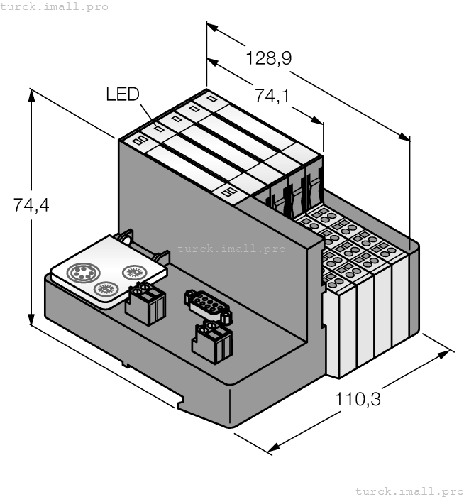 TI-BL20-DPV1-S-8 1545077 TURCK