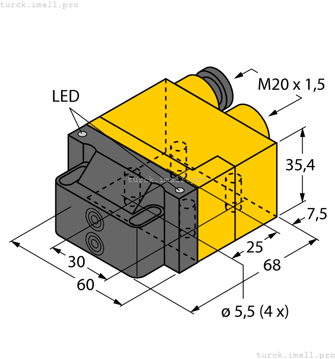 NI4-DSU26TC-2Y1X2 1051005 TURCK