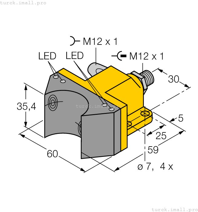 NI4-DSU35-2ASI2X4-H1140 1902013 TURCK