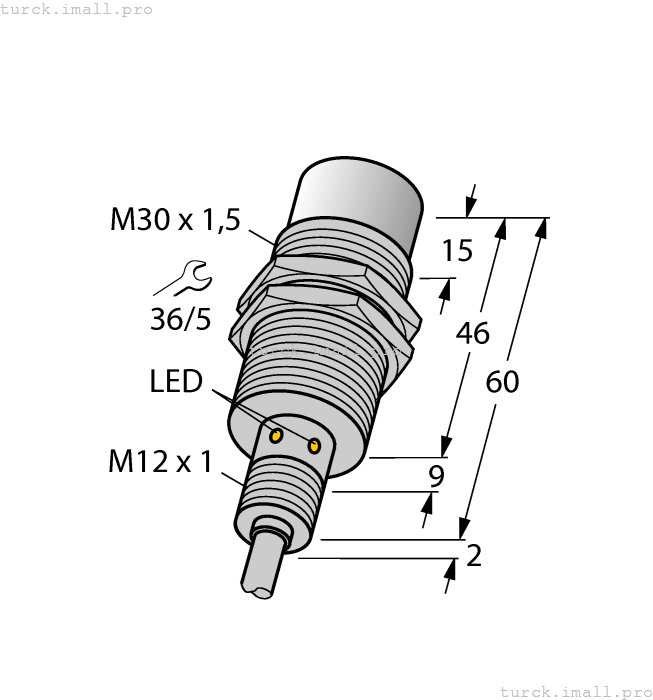 NI30U-EM30WD-AP6X 1634821 TURCK