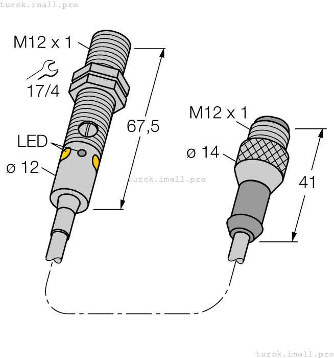 M12NFF75Q5 3078249 TURCK