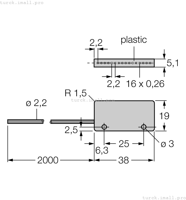 PIRS1X166UMPMAL 3048066 TURCK