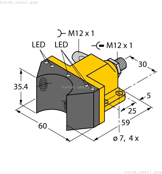 NI4-DSU35-2DNETX5-H1150 1569908 TURCK