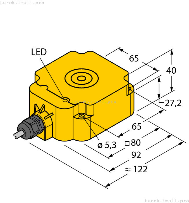 NI60-Q80-Y1X 1008700 TURCK