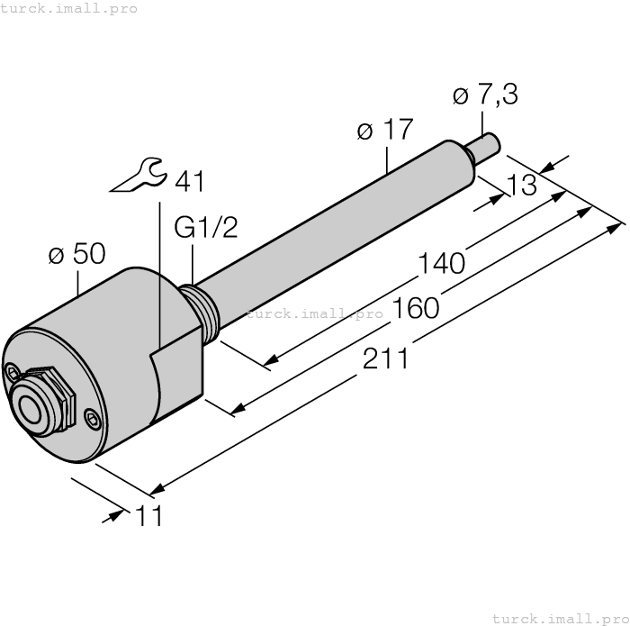 FCS-G1/2A4-NAEX-SK/L160 6870327 TURCK