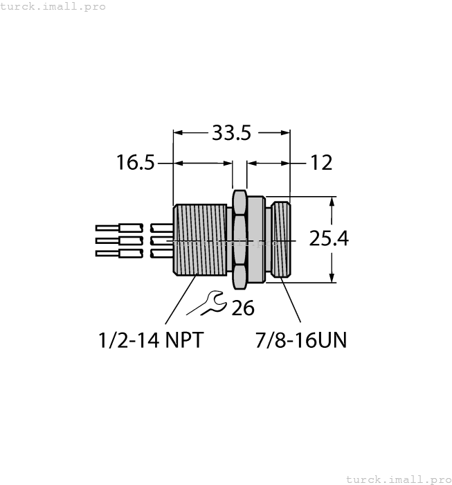 RSFV 49-0.25M/14.5/C1117 U-95306 TURCK