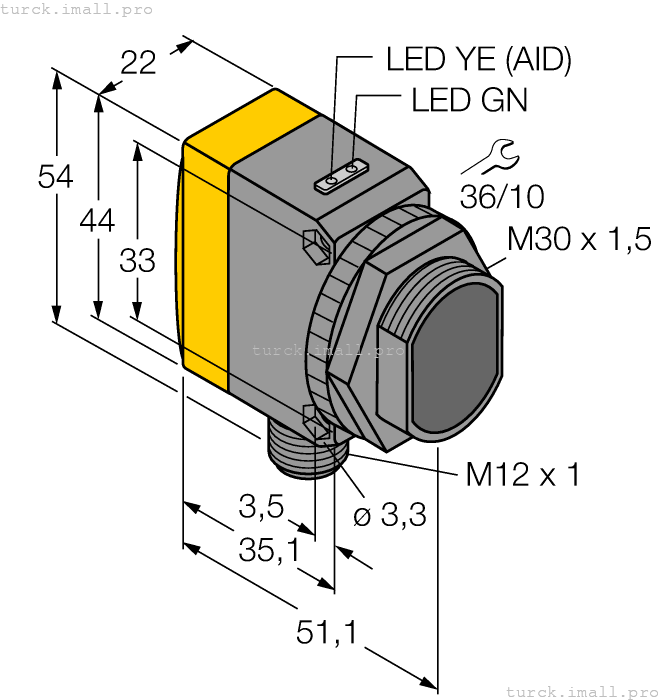 QS30AFF400Q5 3011988 TURCK