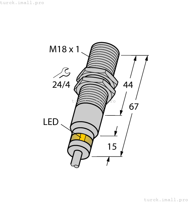 BI5-EM18WD-AP6X/S929 4614902 TURCK