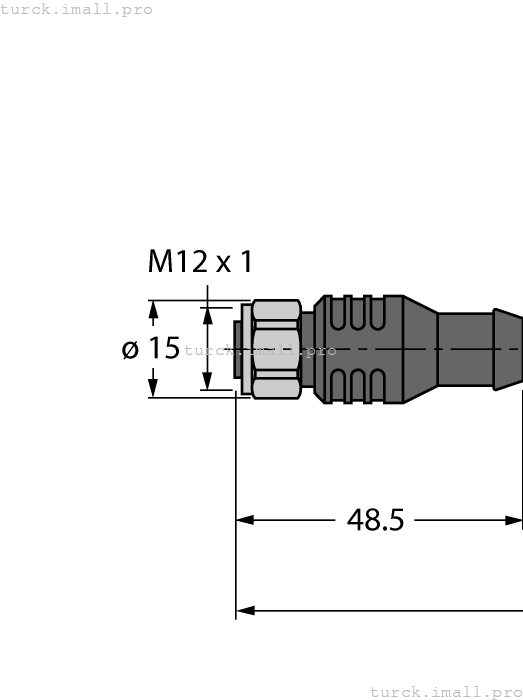 RKCV-RKCV-FBY49BU-1M/5D 8900529 TURCK