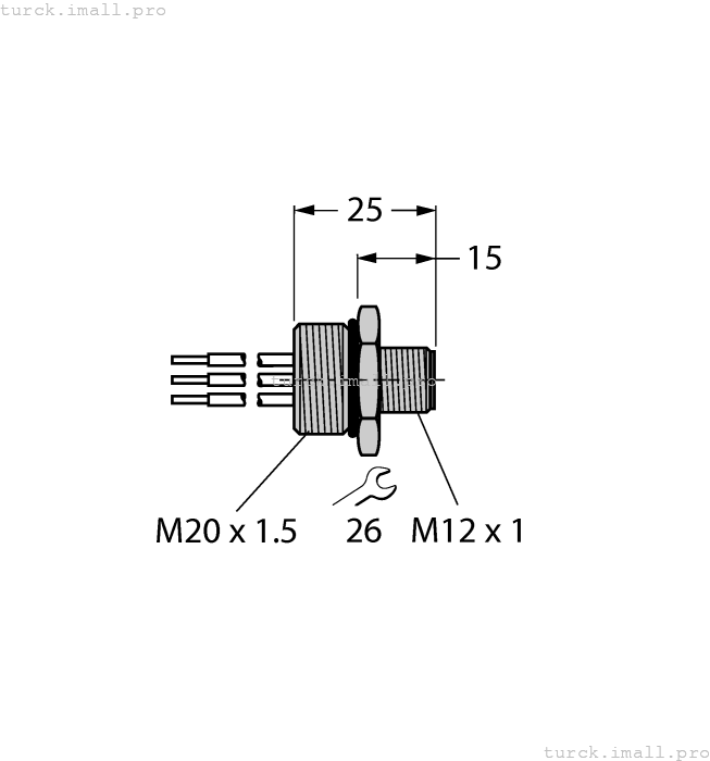 FSV 48-0.3M/M20/C1117 U2-30296 TURCK