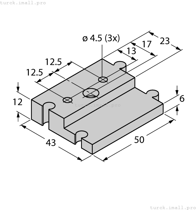 S89/VB2-BEFESTIGUNGSSET 6936048 TURCK