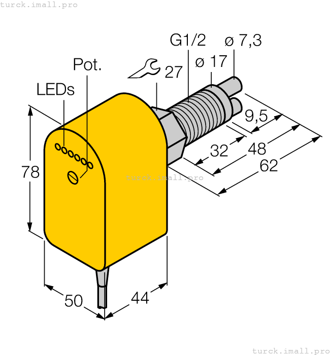 FCS-GL1/2A2P-VRX/230VAC/A 6870458 TURCK