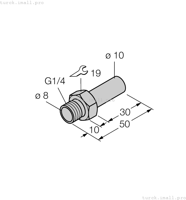 FTCI-G1/4A4-D10/L050 6870151 TURCK