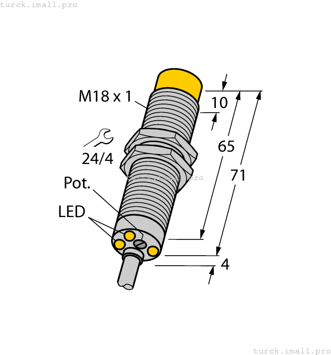 DNI12U-M18E-AP4X3 1582235 TURCK