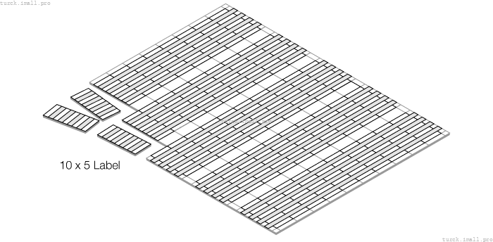 BL67-LABEL-DIN-A4-50STCK. 6827196 TURCK