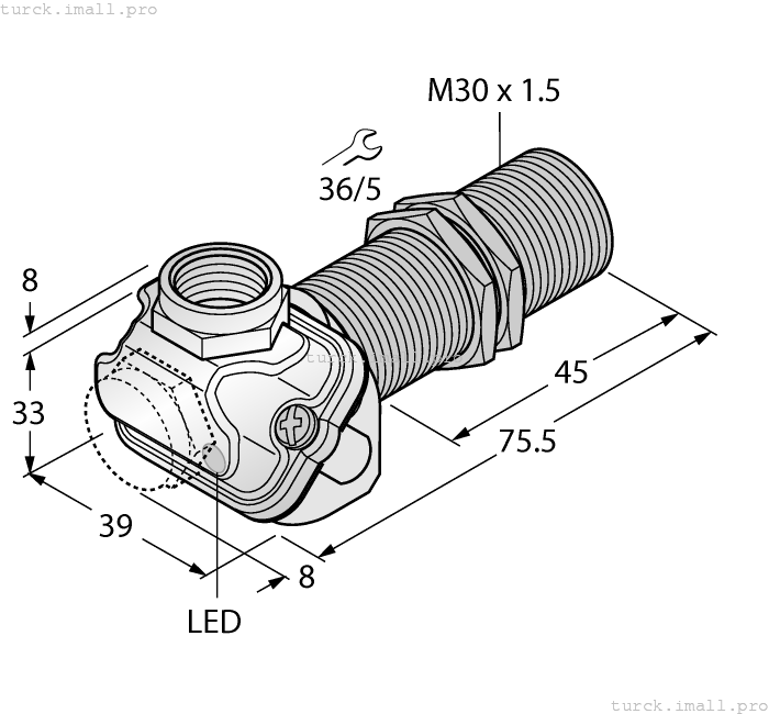 BI10-EM30WDTC-Y1X 4012071 TURCK