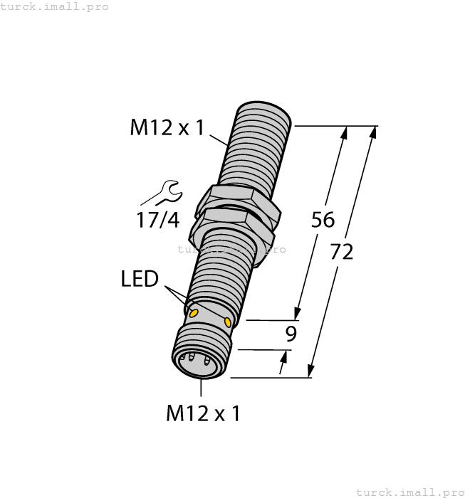 BI3U-M12EE-AP6X-H1141 1634149 TURCK
