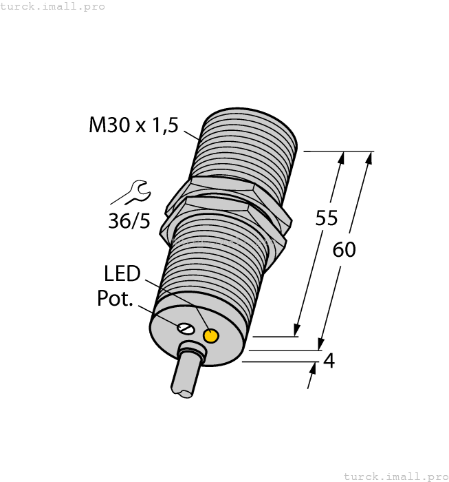 BI15-M30-LUAP6X 4618510 TURCK