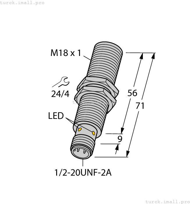 BI5U-G18-ADZ30X2-B3331 4281213 TURCK
